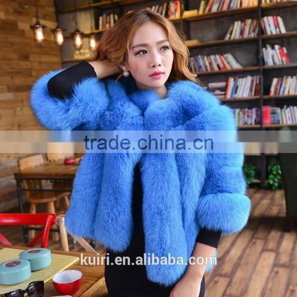 Short Natural Genuine Fox Fur Overcoat Winter Warm Real Coat For Women Real Fur Jacket Striped Style Plus Size Whole Fur Skin photo-4
