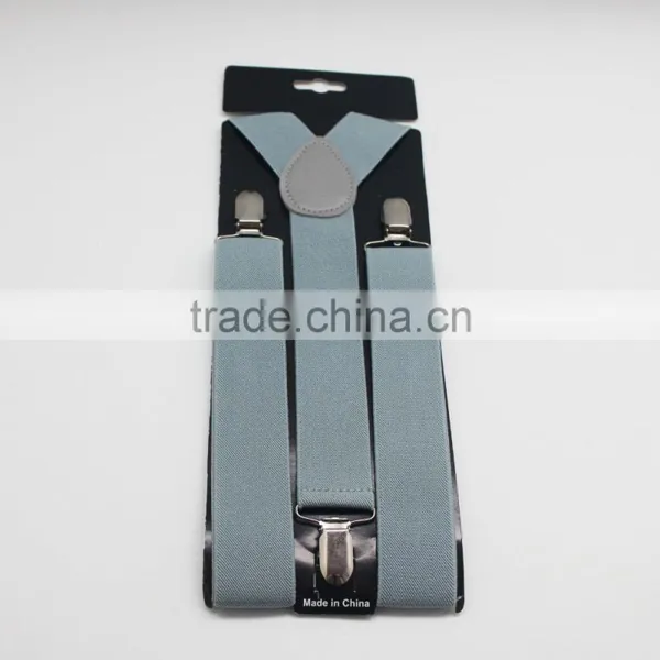 Custom Solid Color Elasticity Suspenders Cheap China Made photo-6
