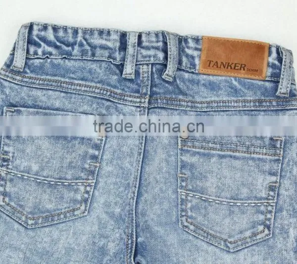 OEM/Wholesale HIGH-END100% Cotton In-style Kids Jeans photo-4
