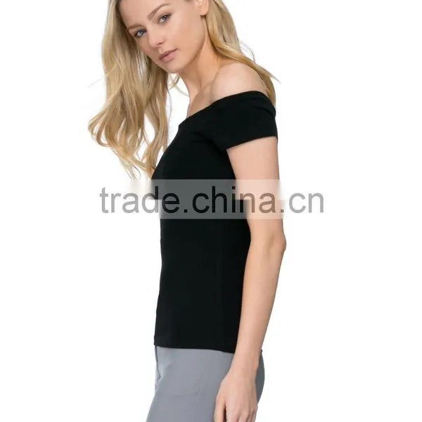Trade Assurance Off-the-shoulder Design Lady Top Wholesale Women Top Selling Products 2015 photo-3
