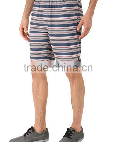 High Quality China Manafacturing Wholesale Stripped Sweat Shorts in Hot Season photo-2