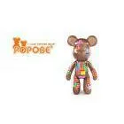 Brown Rubik\'s Cube POPOBE Bear Personalized Gifts for House Decoration