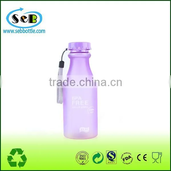 Fashion Portable Clear Water Bottle, Sport Plastic Fruit Juice Water Cup 500ML photo-3