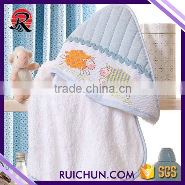 Terry Comfortable Organic Cotton Bamboo Hooded Towel for Baby photo-5