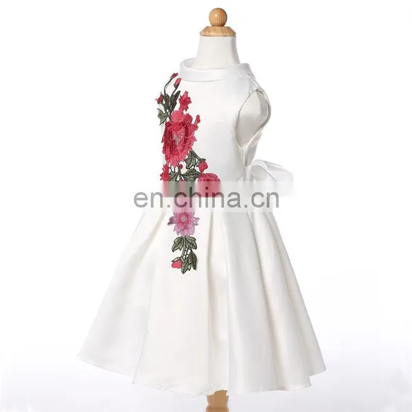 2016 Frozen Elsa Girl Party Dress , The New Children Dress Roses New Embroidery Upscale Princess DressA29161 photo-6