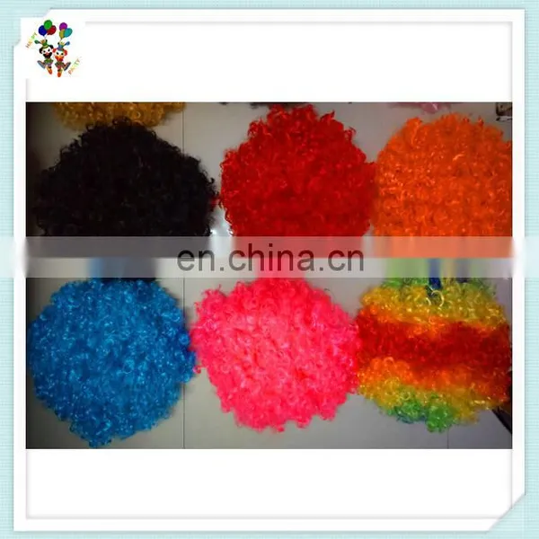 Fan Crazy Party Cheap Red Short Curly Synthetic Afro Wigs HPC-0029 photo-6