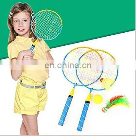 Kid's Badminton Sets Children Indoor/Outdoor Sports Toy Ball Game-Orange/White photo-6
