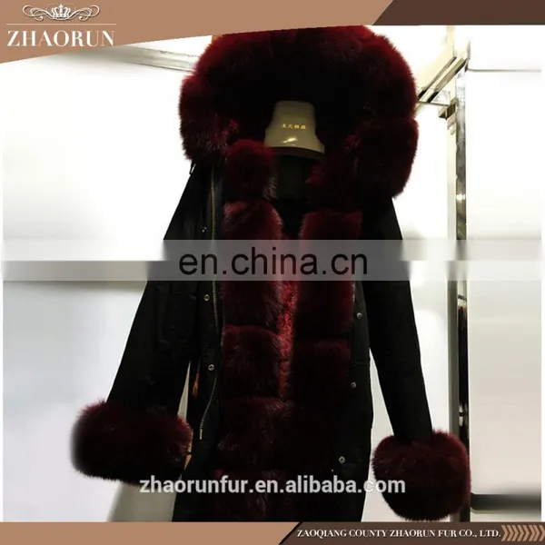 2016 Winter Elegant Thick Fox Fur Coat , Fashion Hood Colored Sexy Fox Fur Jacket photo-4