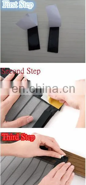 2017 OEM&ODM Printing Magnetic Screen Door With Top Lace photo-4