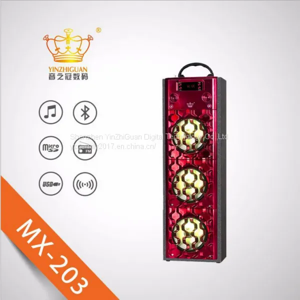 Wireless Wooden Portable Microphone Bluetooth Speakers for Home Application photo-2