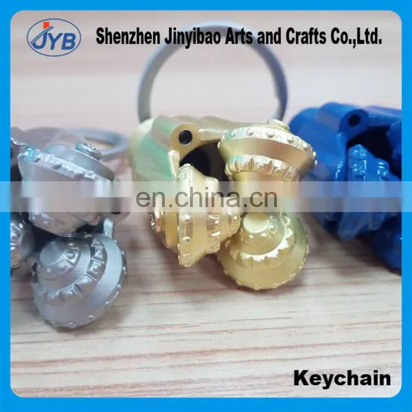 High Quality Oil Well Drill Bit Metal Custom Keychain Promotion photo-2