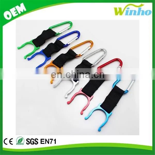 Winho Carabiner Belt Clip Key Chain With Water Bottle Clamp Holder photo-2