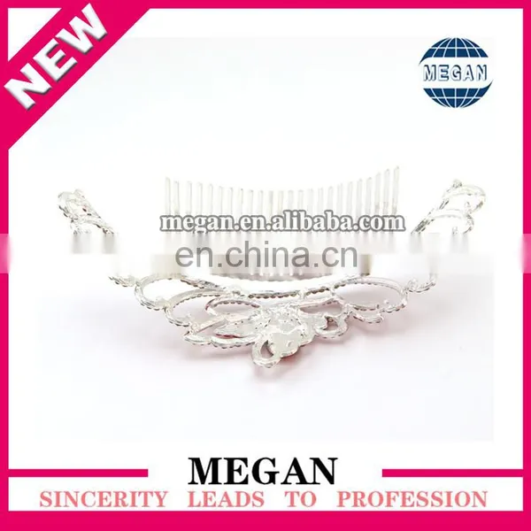 Popular Girl Jewelry Headdress Rhinestone Tiaras Crown Hair Comb photo-3