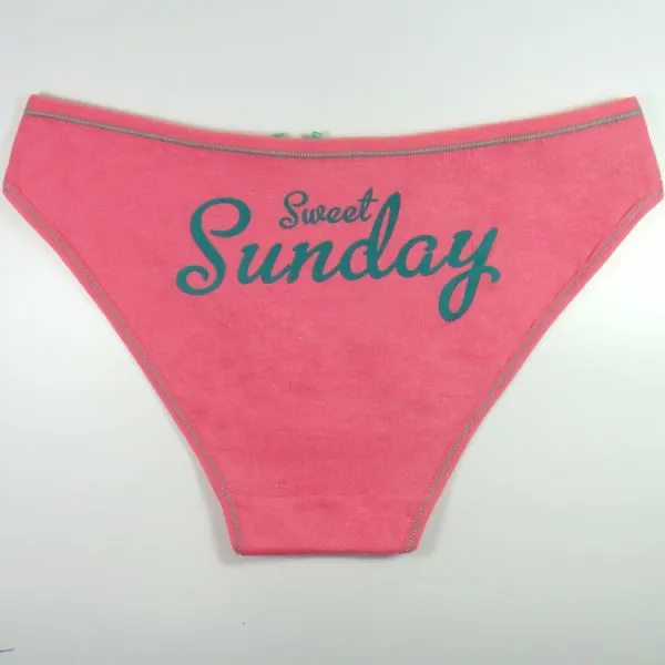 Yun Meng Ni Sexy Underwear Fancy Printed Week Panties Breathable Cotton Ladies Briefs Mature Lingerie photo-3