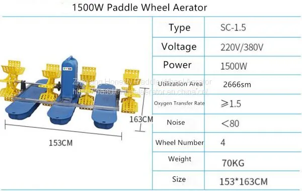 Shrimp Fish Farming Paddle Wheel Aerator photo-4