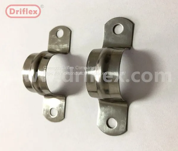 Driflex Two Hole Conduit Pipe Saddle Strap Clamp