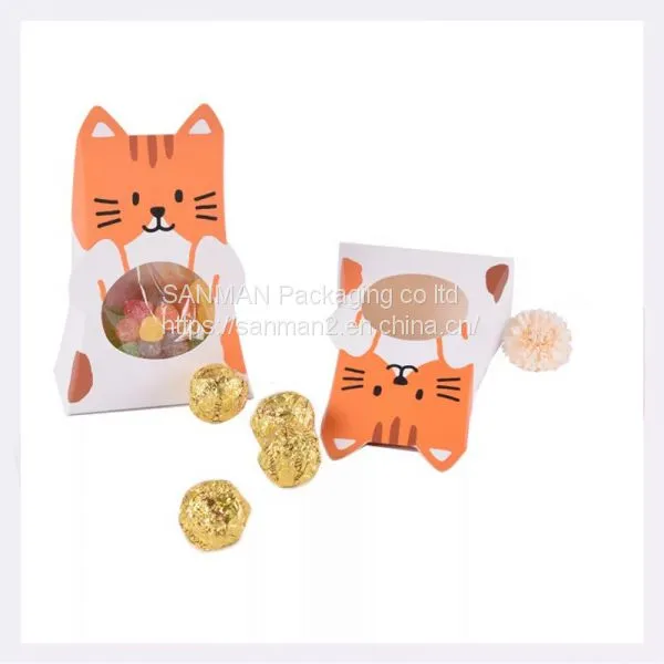 Cardboard Paper Cupcake Brown Packaging Box photo-5