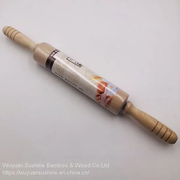 Wooden Rolling Pin, Made of Chinese Cherry photo-2