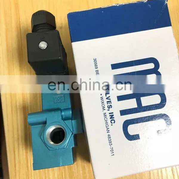 Original USA MAC Solenoid Valve 55B-12-PI-611JA With Coil 24VDC PIS-611JA photo-5