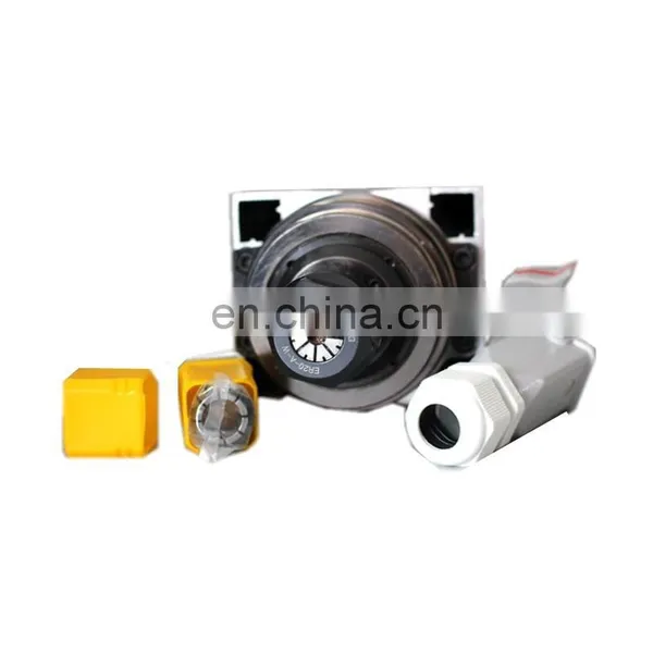 HONGJUN 4pcs Ceramic Bearings 1.5KW Square Air Cooled Spindle Motor 220V ER20 Runout-off 0.01mm photo-5