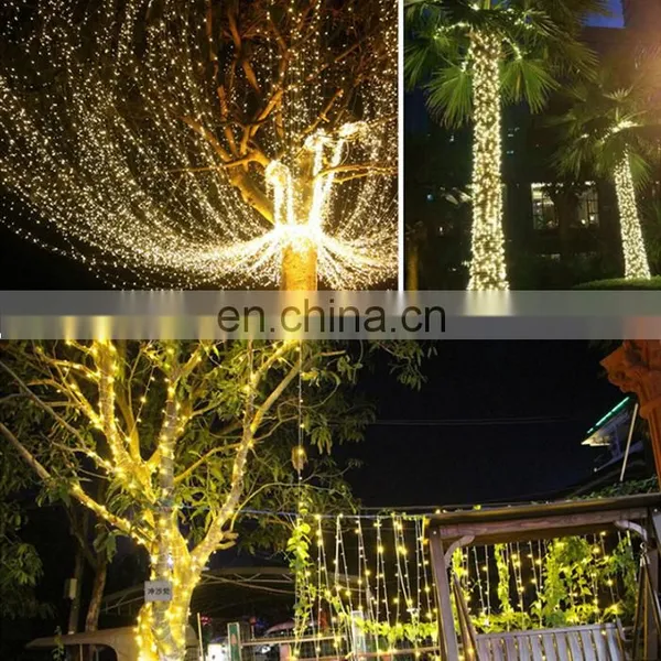 Solar Waterproof Copper Wire String Light Home Decor Indoor Outdoor Christmas Decoration Fairy Lights With Remote Controller photo-5