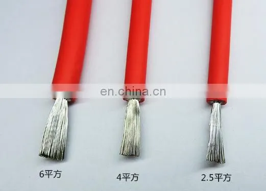 DC System PV Solar Cable 4mm 6mm Twin Core Xlpe Insulated Tinned Copper Solar Cable Price Per Meter photo-4