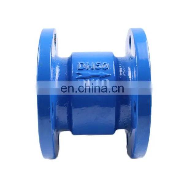OEM DN100mm 4inch PN10/16 H41X Ductile Iron Flanged Non Return Silent Check Valve photo-2