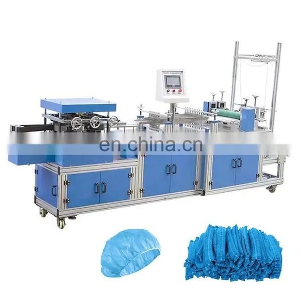 YMJ Ultrasonically Sealed Surgeon Disposable Non Woven Bouffant Cap Surgery Hat Machine to Make Hats With Elastic Band photo-2