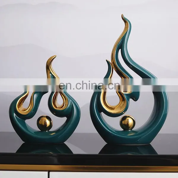 Hot Selling Abstract Art Custom Porcelain Handmade Craft Statue for Home Decoration Ornament photo-4