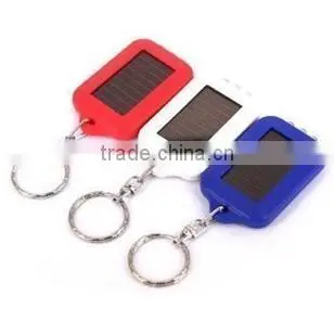 Solar Rechargeable Mini Led Flashlight Keychain photo-2
