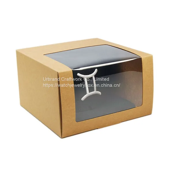 Creative Design Baseball Hat Packaging Box With Clear Window Design. photo-5