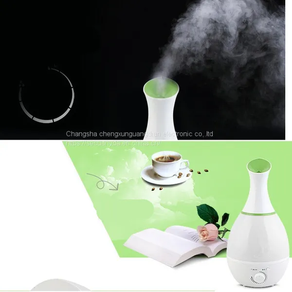 Ultrasonic Humidifier ABS Material Low Noise Vaporizer for Office,Bedroom,（wechat:13510231336） photo-2
