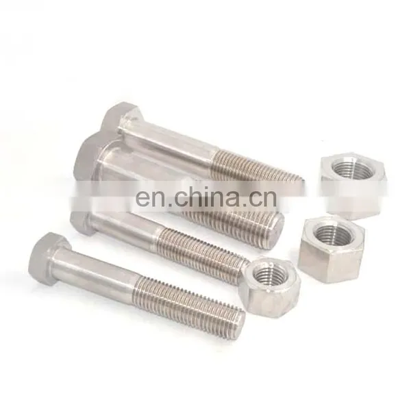Hexagon Standard Size Bolt and Nut m8 200mm Stainless Steel Bolt photo-3