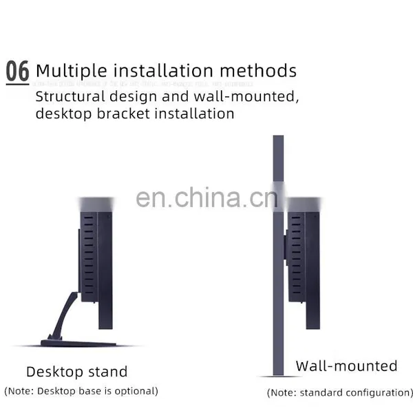 Kiosk Vendor Metal Case Oem Touch Screen High Brightness 21.5 Inch Open Frame Lcd Monitor photo-5