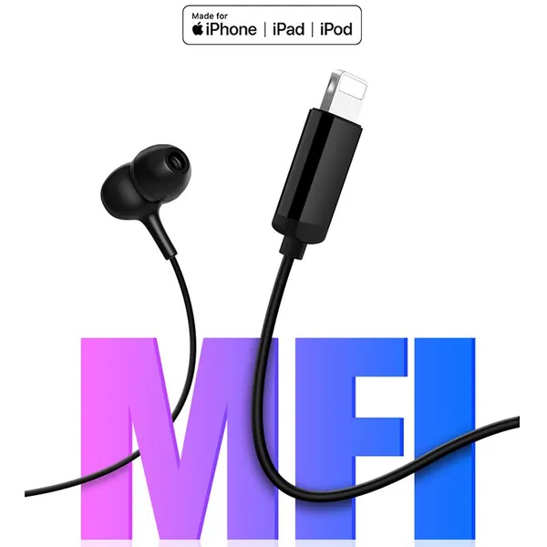 High End MFI Approved Wired Headphone Microphone Earbuds Earphone For Iphone7 photo-3