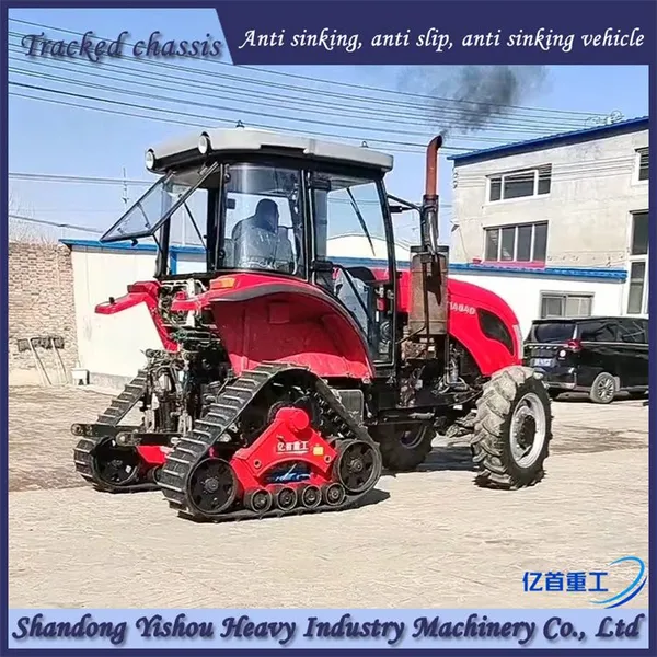 1404 Tractor Modified With Triangular Track Wheels for Anti-skid and Anti Sinking photo-2