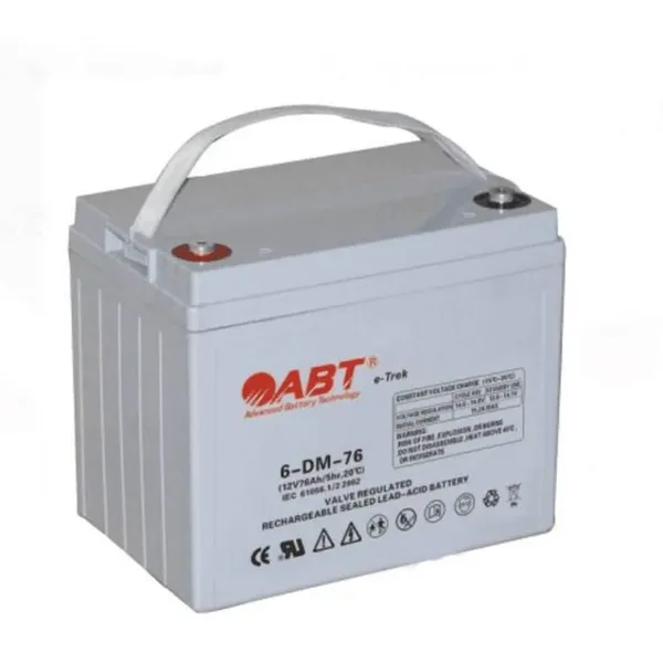 German ABT Battery Maintenance Free DC Screen 12V75AH Lead-acid Battery