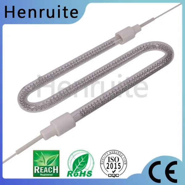 S Shape Infrared Halogen Heat Lamp Medium Wave Lamp Halogen Tungsten Heating Element