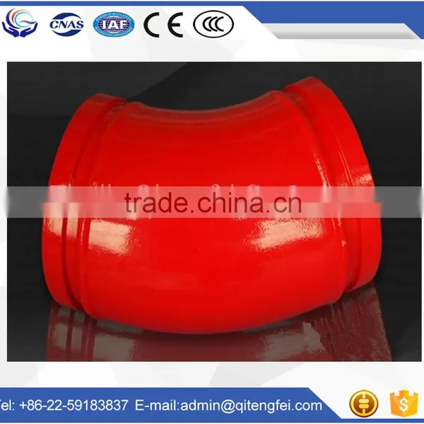 Putzmeister Schwing Sany Concrete Boom Pump Parts Twin Wall Elbow DN125 R180 90deg photo-4