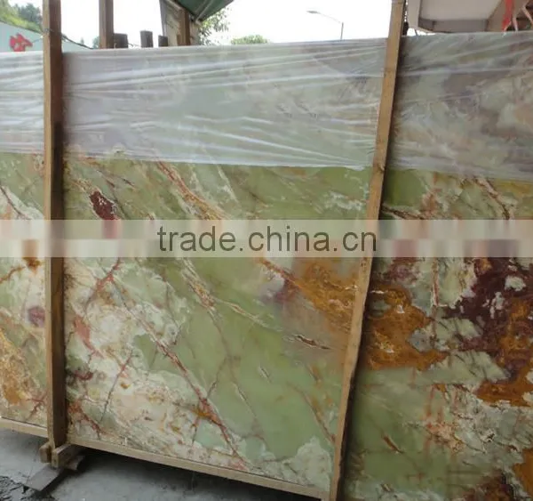 Factory Supply Well Polished Luxury Green Onyx Slabs photo-5