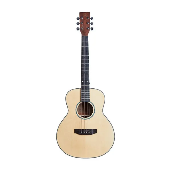 YAN 36-inch OM Bucket Spruce Top Sapele Backsides Plywood Guitar Factory SN-360 photo-3
