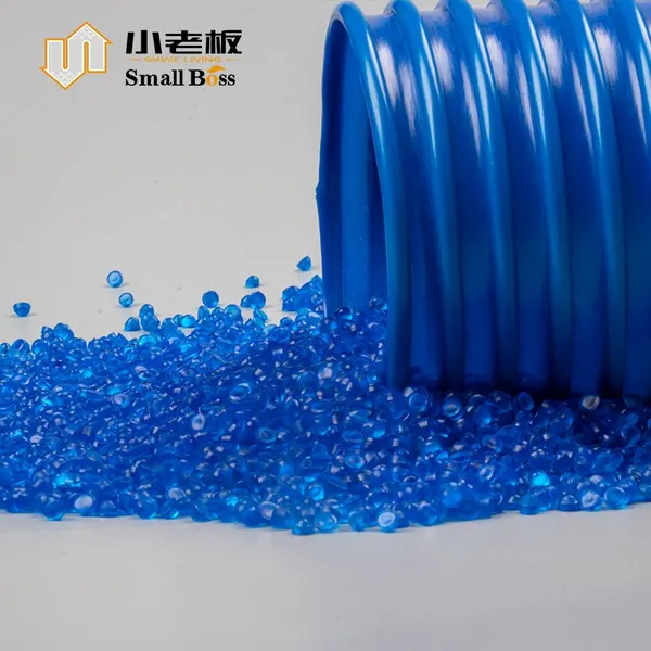 Flexible Spiral Helix Water Delivery Discharge PVC Suction Pipe Industrial Vacuum Cleaner Drain Hose PVC Granules Raw Materials photo-5