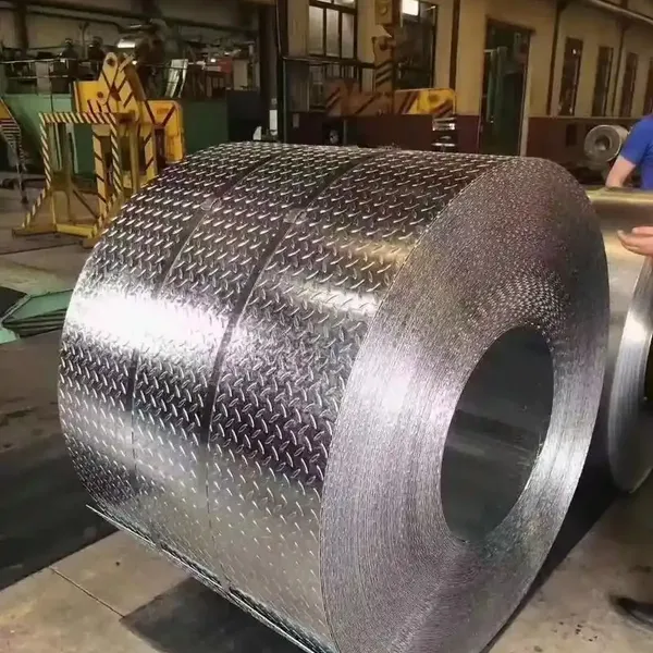 Hot Dipped Dx51d Z275 Z180 Zinc Coating High Quality Galvanized Steel Sheet Sgh340 Checkered Gi Plate photo-3