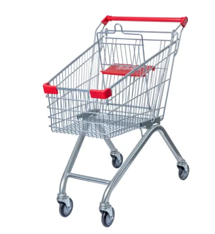 Shopping Trolley Euro 80L Metal Supermarket Trolley photo-5