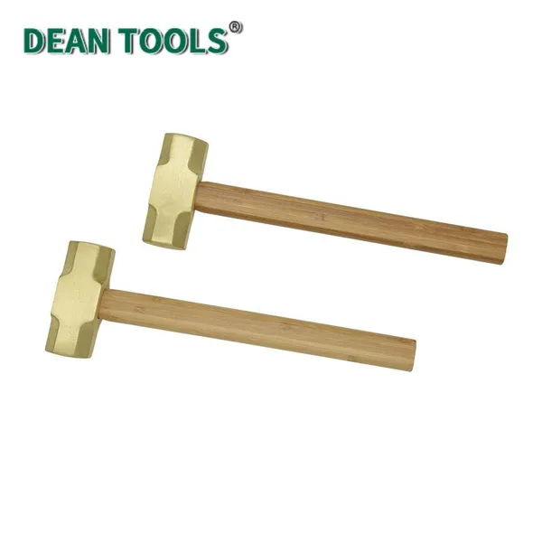 Corrosion Resistant Non-Sparking Wooden Handle Octagonal Hammer photo-3