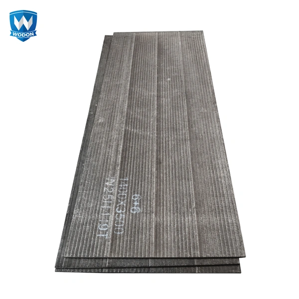 CCO Wear Plate 6+4 Wd1000 Open Arc Hardfacing Chromium Carbide Overlay Steel Plate