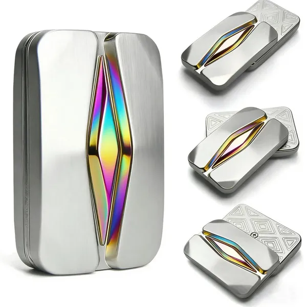 EDC Magnetic Slider Fidget Toy Precision Metal Pocket Gadget for Adults photo-5