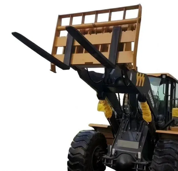 Pallet Fork Carriage with Hook On Tines and Slatted Backrest Frame