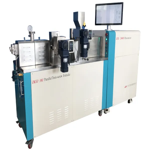 ZNYQ Laboratory Torque Rheometer Twin Screw Extruder for Polymer Formulation Research