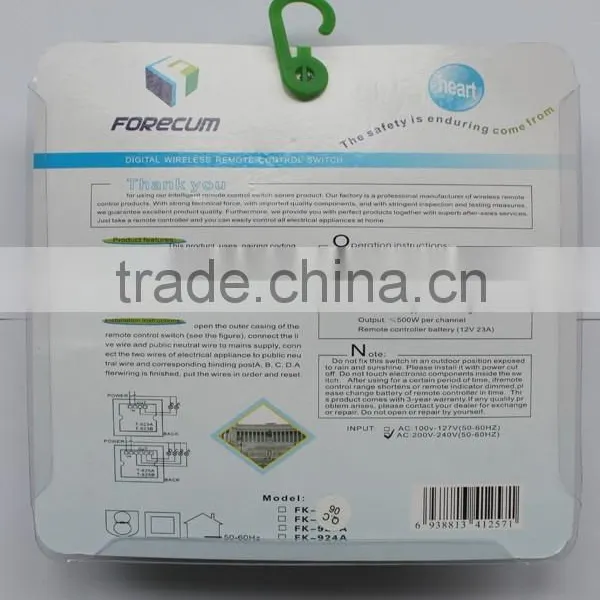 3 Ports ON/OFF Digital Wireless Remote Power Switch photo-5